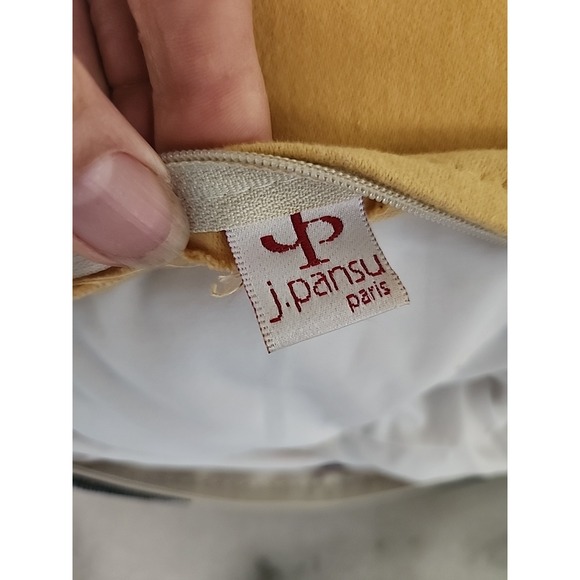 J PANSU PARIS‎ Tapestry Rooster Pillow Cotton French Country Farmhouse 17x17 - Picture 8 of 9